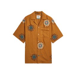 SCOTCH & SODA Cămaşă Embroidered Linen Relaxed Fit 183067 700 cathay spice