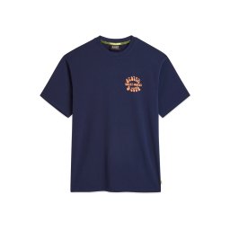 SCOTCH & SODA T-Shirt Front And Back Artwork Relaxedfit 183154 401 pageant blue