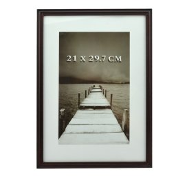 Rama foto Alvin din lemn wenghe A4 (21x29,7 cm), pentru perete sau birou