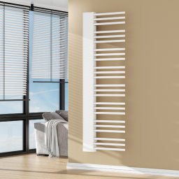 Calorifer portprosop baie Kviteseid 146x45 cm, alb, 558 W