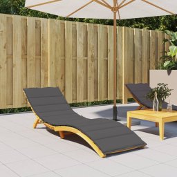 Perna de sezlong, antracit, 200x70x3 cm, textil oxford GartenMobel Dekor