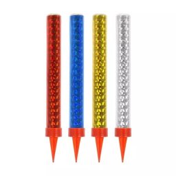 Tort artificiu - holografic, 12 cm, 4 buc.