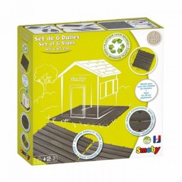 Smoby: Set de podea pentru căsuțe de joacă, 45 x 45 cm - 6 piese