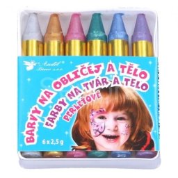 Set vopsea de față sidefat - 6 buc