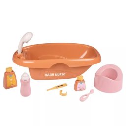 Baby Nurse: Set de baie pentru păpuși cu 8 accesorii
