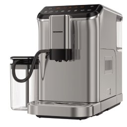 Espressor automat Heinner Genesis HEMA-D20DGREY, 1350W, 20 bar, recipient lapte, rezervor apa 1.5L, cafea 190g, Gri