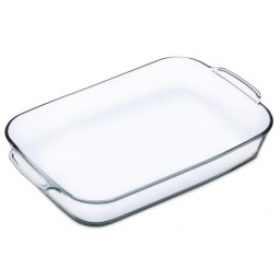 Vas rectangular sticla termorezistenta 4.8 l