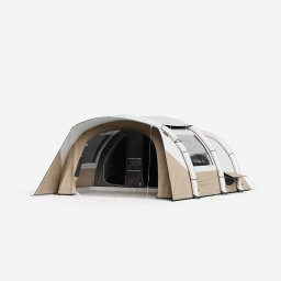 Cort de camping gonflabil 6 persoane 3 camere, Fresh & Black, Air Seconds 6.3
