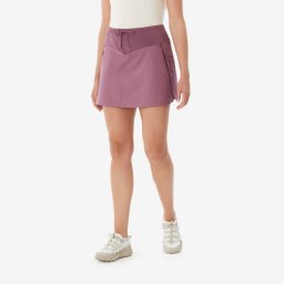 Fustă pantalon de drumeție, NH500 Mov Damă