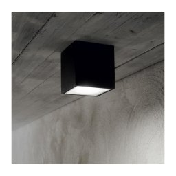 Ideal Lux - Spot exterior TECHO 1xGU10/20W/230V 9x9 cm IP54 negru