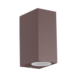 Ideal Lux - Aplică de exterior UP 2xG9/15W/230V IP44 maro