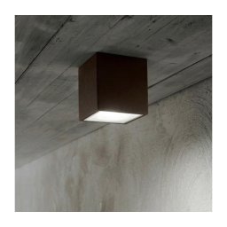 Ideal Lux - Spot exterior TECHO 1xGU10/20W/230V 9x9 cm IP54 maro