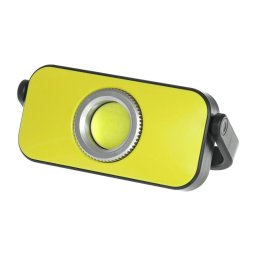 Retlux - Lanternă LED de lucru cu funcție de powerbank, 4400 mAh, IP44, galben/negru