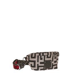 AMES Belt Bag Ostrako beige black red
