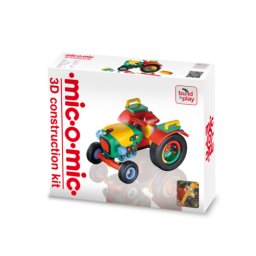 Jucarie de construit mic-o-mic 3d tractor 089.071, 16.5 cm