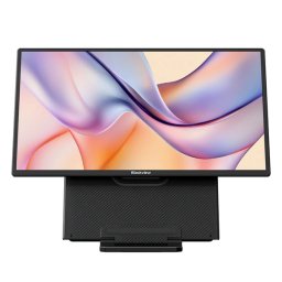 Monitor portabil Blackview Table 10, Negru , 23.8 FHD IPS 1920x1080 100Hz pentru laptop si PC, extensie ecran USB-C 3.1 Full Featured, Mini HDMI, USB-A si AUX 3.5mm, 300 nits, difuzor integrat
