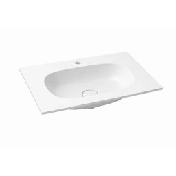 Lavoar Kerrock pentru mobilier Kolpasan, Storia 91 cm, cu ventil click-clack, alb