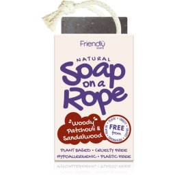 Friendly Soap Soap on a Rope Patchouli & Sandalwood săpun natural pe șnur 95 g