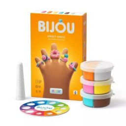 Hey Clay: set de creat inele din plastilină - dulciuri