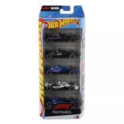 Hot Wheels: mașinuțe: F1 - set de 5 bucăți
