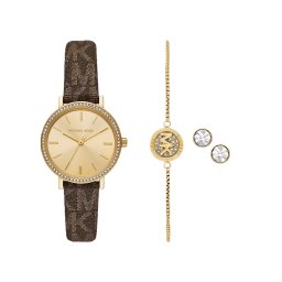 Ceas Dama, Michael Kors, Addyson MKO9001SET, Set cu Bratara si Cercei