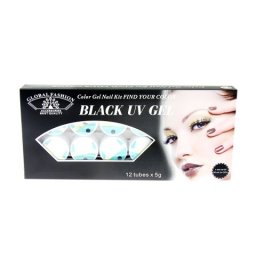 Gel-vopsea Global 5 ml *12 borcane, black