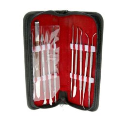 Set de instrumente pentru pedichiură și manichiură, 10 bucati