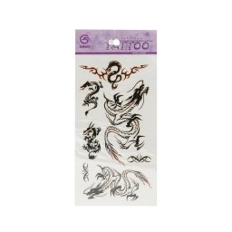 Autocolant de tatuaj pentru dragonul de tatuaj corporal