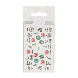 Slider design, cling decal 4043