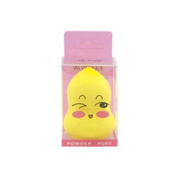 Burete make-up, pentru fond de ten, galben