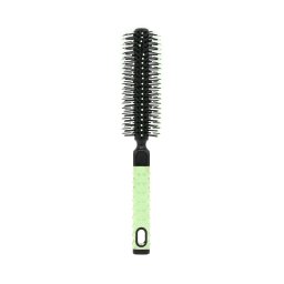 Perie de par, circulara, Global Fashion, 8510B10, negru/verde