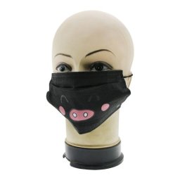 Medicală masca pentru fata, 5 bucati, negru black7