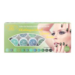 Set gel color Global Fashion 12 buc 5g - Verde