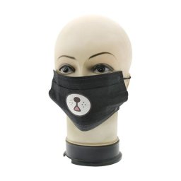 Medicală masca pentru fata, 5 bucati, negru black4