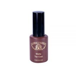 Stratul superior, cu efect mat (top/finish) pentru gel lac Global Fashion TOP, 10 ml