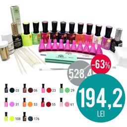 Kit unghii oja semipermanenta Global Fashion