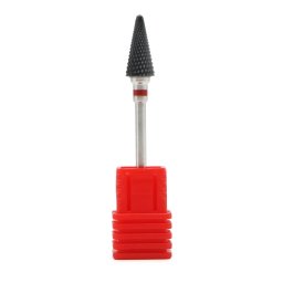 Bit negru din ceramica, forma conica, briu rosu TC191ST-Black