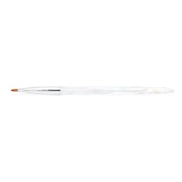 Pensula pentru aplicare gel UV, ovala, Nr. 4