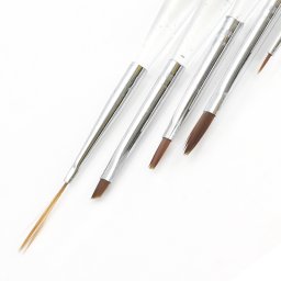 Set de pensule pentru desen, 5 buc Global Fashion (transparent mâner)
