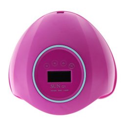 Bec Led/uv 48W cu ecran SUNQ1 roz, 24 dioda cu ecran