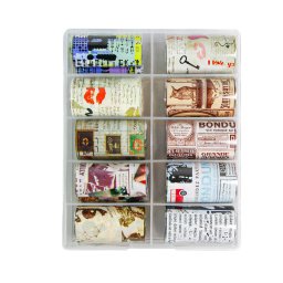 Set folie 10 bucăți (ziar)