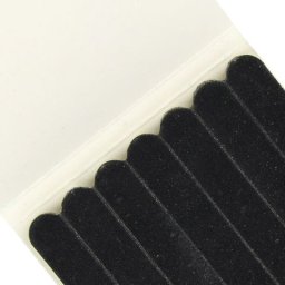 Set 14 pile unghii Global Fashion, Extra Slim, culoare neagra