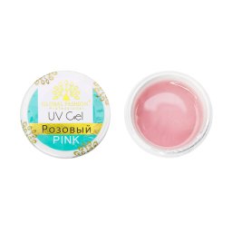 Gel de constructie pentru unghii, cover, UV Gel Pink, 15 gr