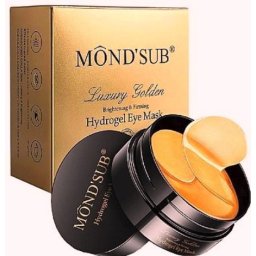 Mască pentru ochi Mond'Sub cu particule de aur, Luxury Golden Hydrogel Eye Mask, 60 bucăți