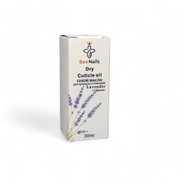Ulei de cuticule uscate cu pipetă cu aromă de lavandă, Bee Nails, 30 ml