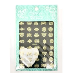 Autocolant pentru unghii (argintiu și auriu) C-17