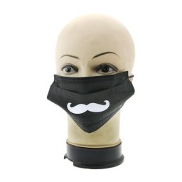 Medicală masca pentru fata, 5 bucati, negru black3