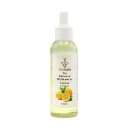 Ulei de cuticule uscate cu pipetă cu aromă de lămâie, Bee Nails, 100 ml