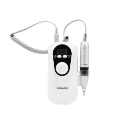 Freza electrica de unghii, Reincarcabila CJ DM001, 30W, 35000 rpm, Alba
