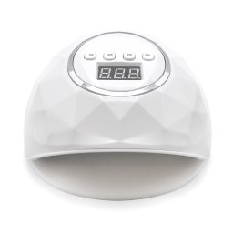 Lampa Led/uv SUN F6 pentru manichiura, 86W, ecran digital, timer, fund detasabil, alba